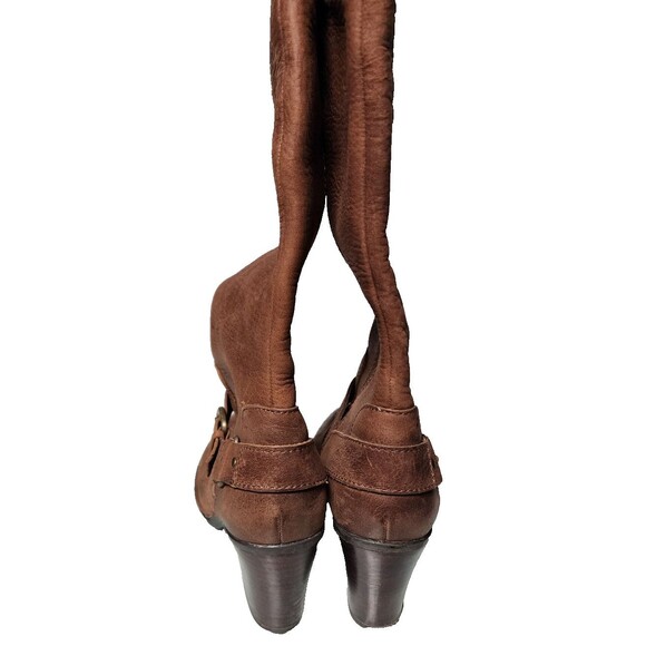 BORN Natasha Leather Boots Size 7 Brown QUALITY - Picture 5 of 12